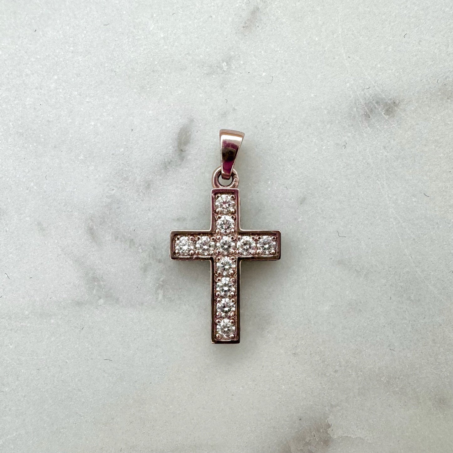 360 Diamond Cross Roségold